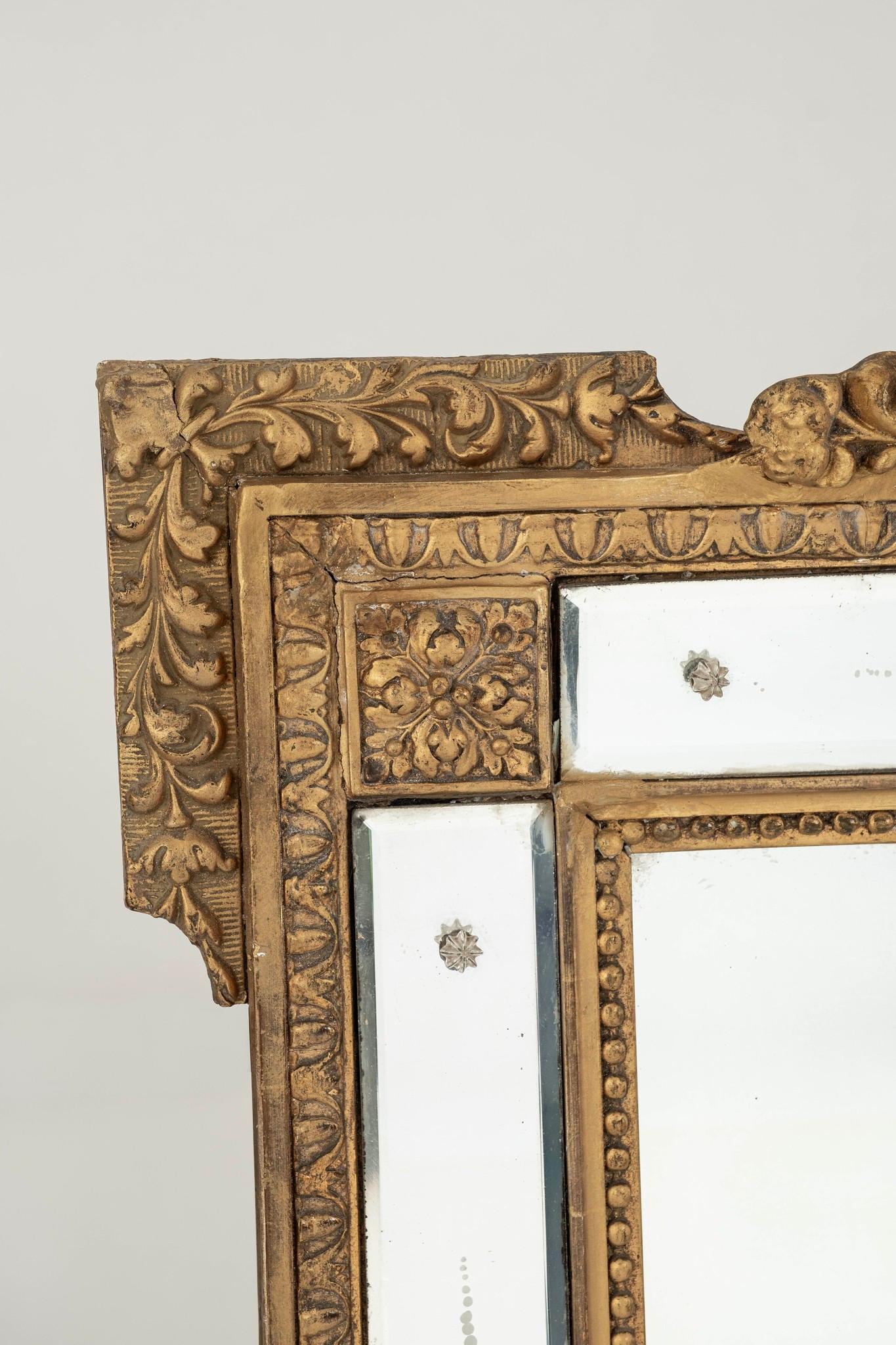 20th Century French Louis XV Style Parclose Mirror For Sale