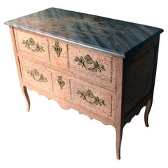 French Louis XV Style Period Painted Pine Commode, circa 1890 French Louis XV Style Period Painted Pine Commode, circa 1890