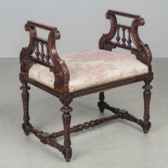 French Louis XV Style Piano Bench