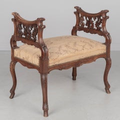 French Louis XV Style Piano Bench