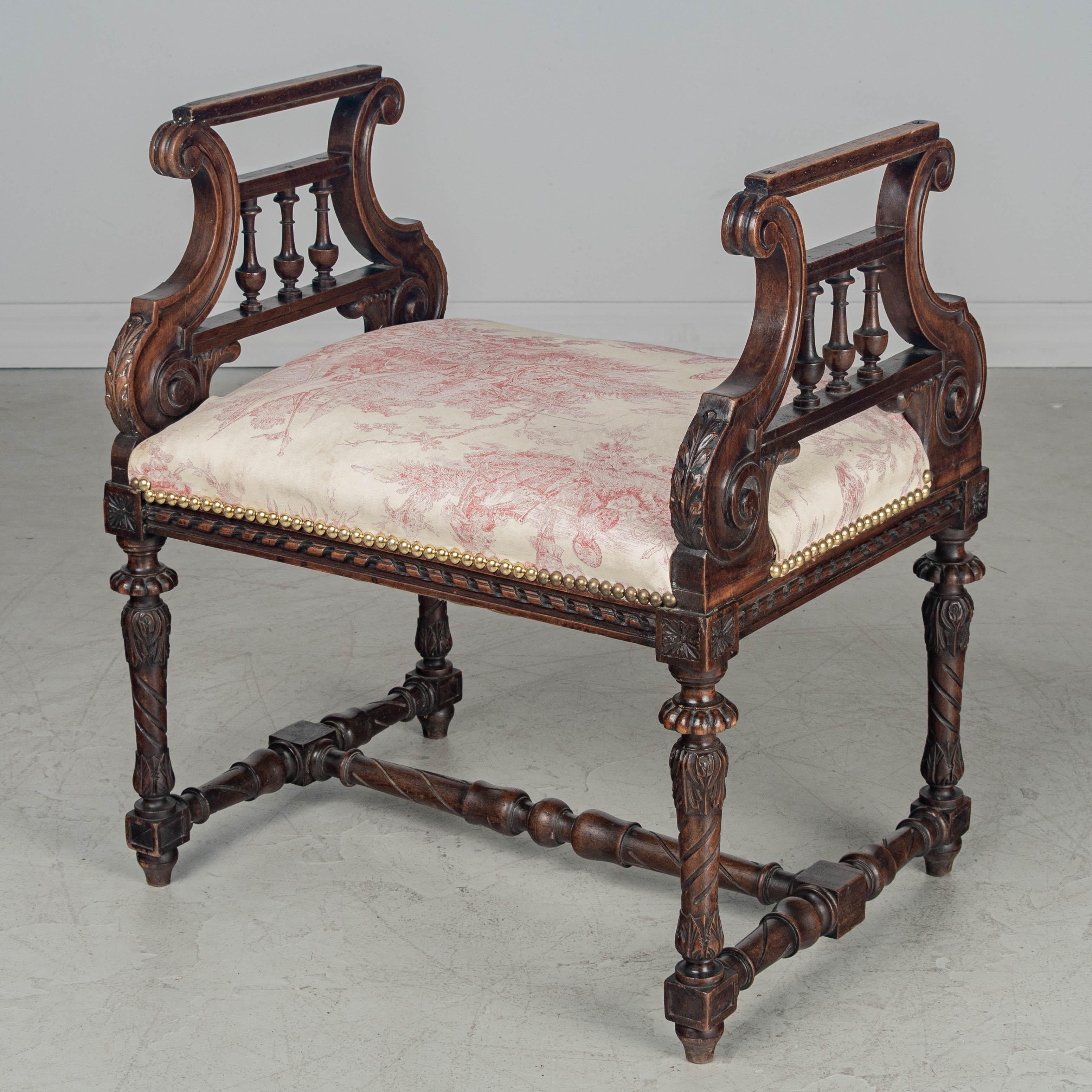 Banqueta de piano francesa estilo Luis XV en Bueno estado para la venta en Winter Park, FL