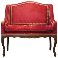 French Louis XV Style Provencal Banquette 'Narrow Settee'
