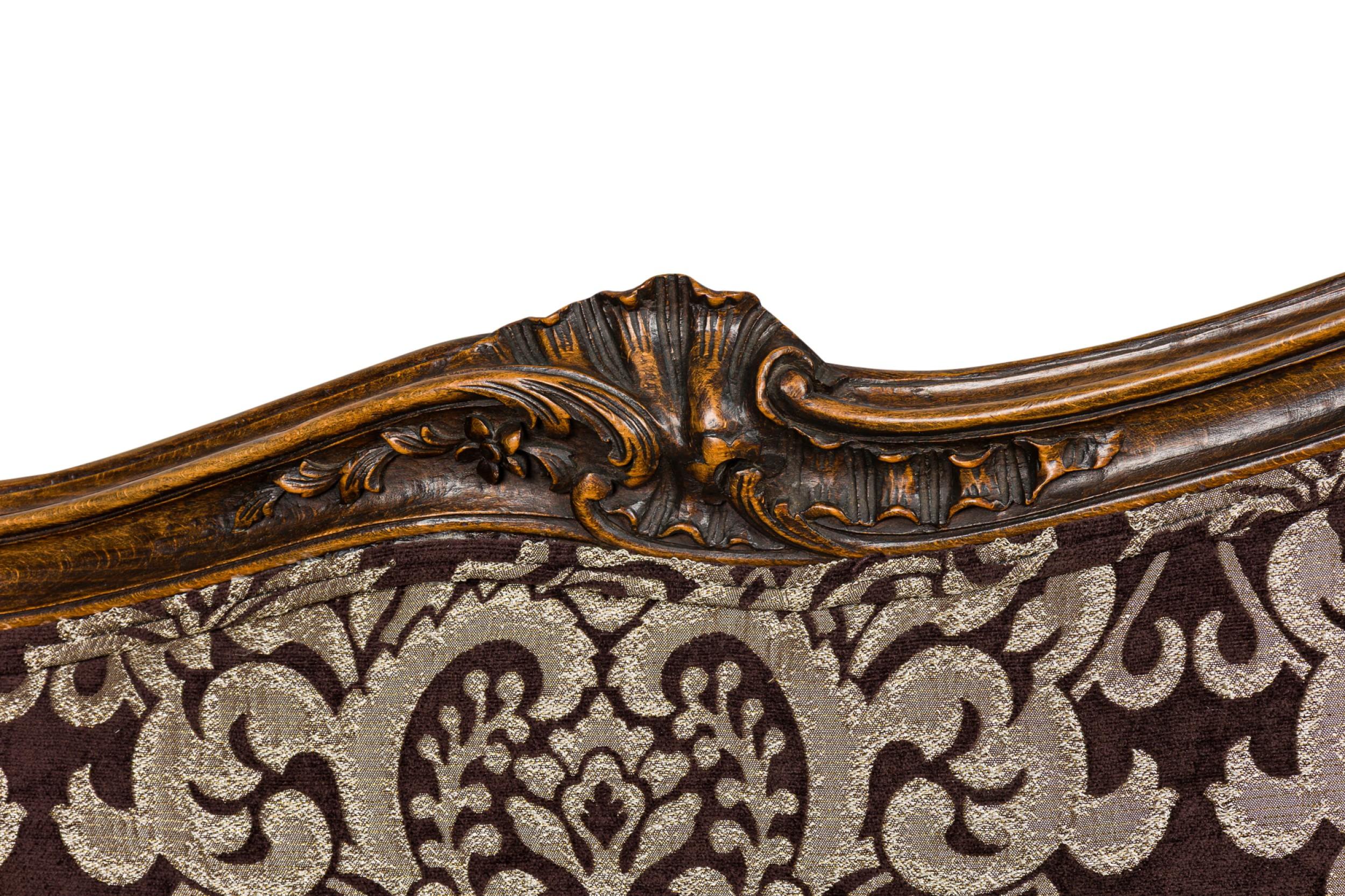 Französisch Louis XV Stil Recamier (Buchenholz) im Angebot