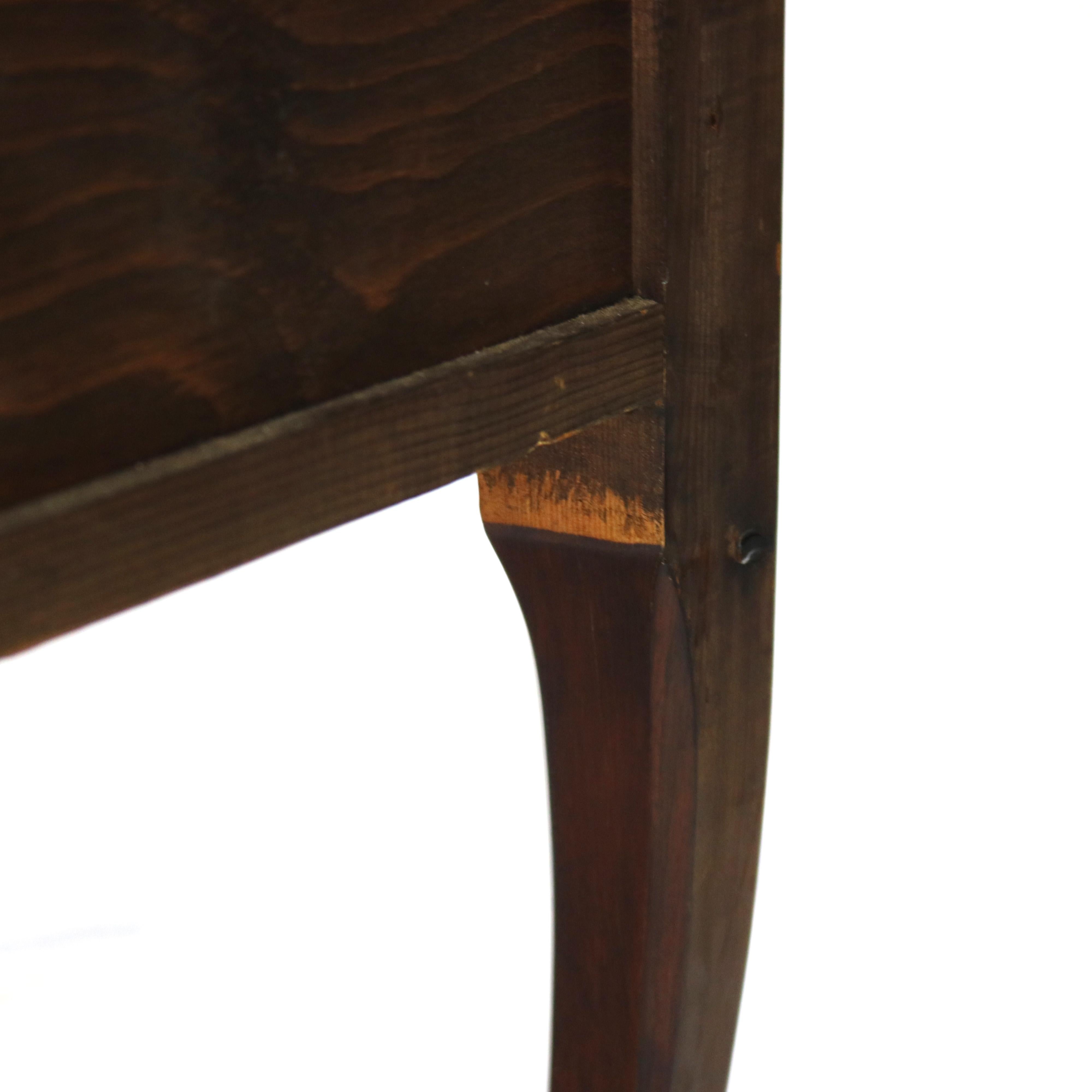 Bureau de dame en palissandre, bois de roi et bronze doré de style Louis XV, C.S. en vente 15