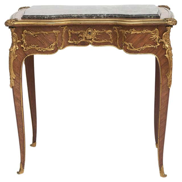French Rococo Style Side Table For Sale at 1stDibs