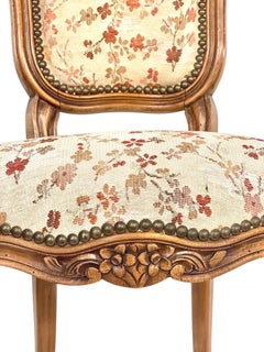 French Louis XV Style Upholstered Child’s Chair, 19th Century