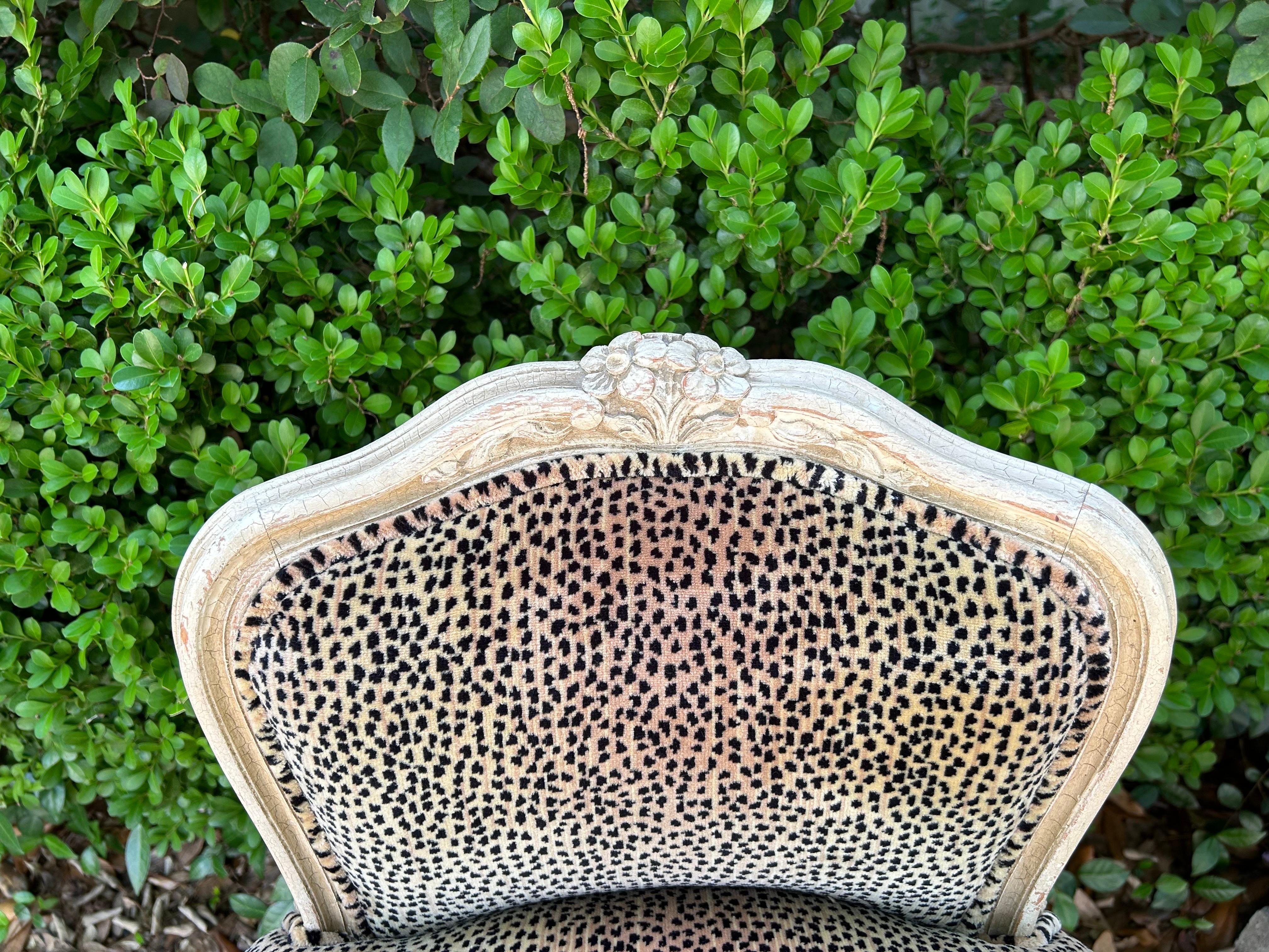 French Louis XV Style Vanity Chair For Sale 1
