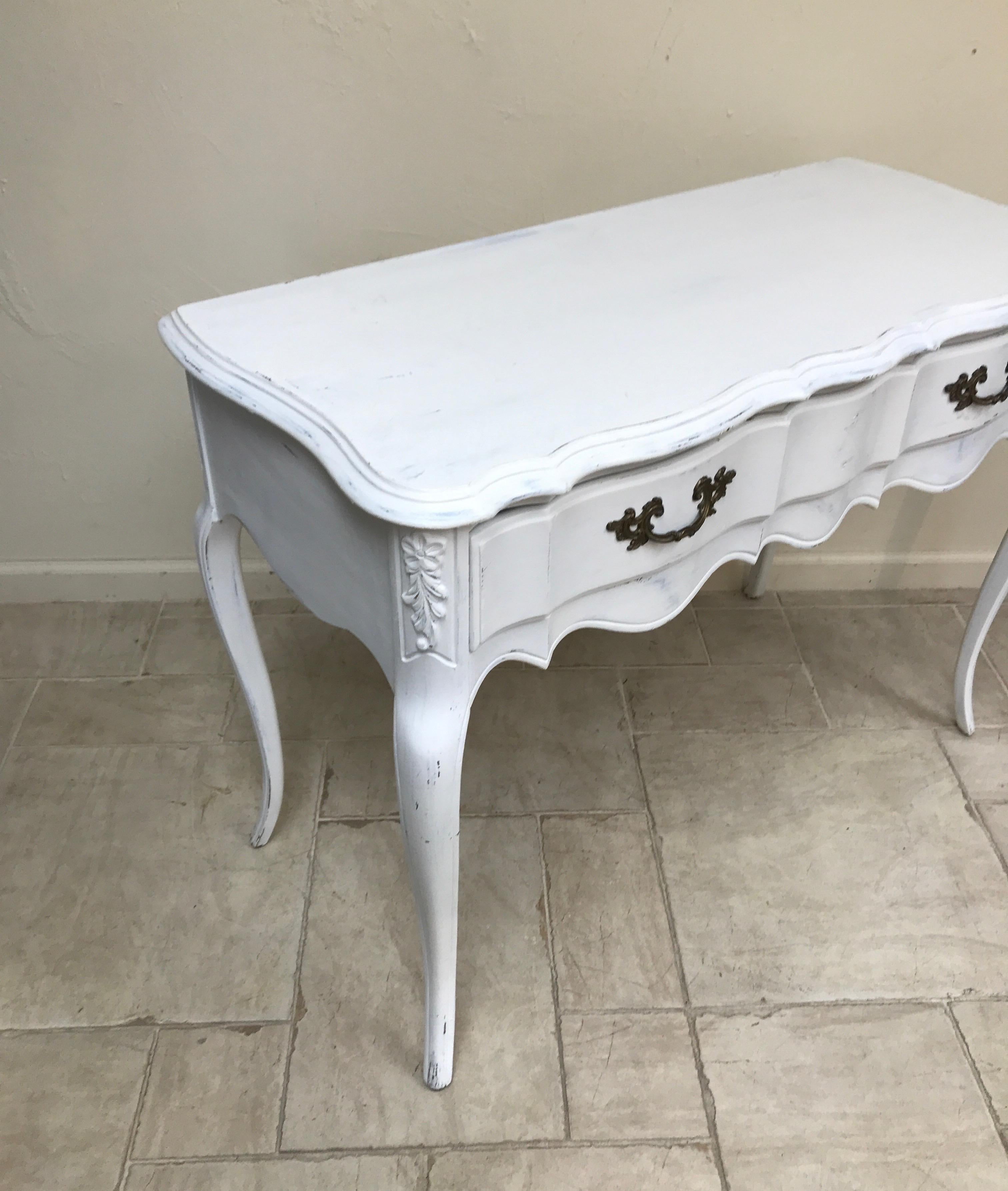 French Louis XV Style Writing Table / Console In Good Condition In West Palm Beach, FL