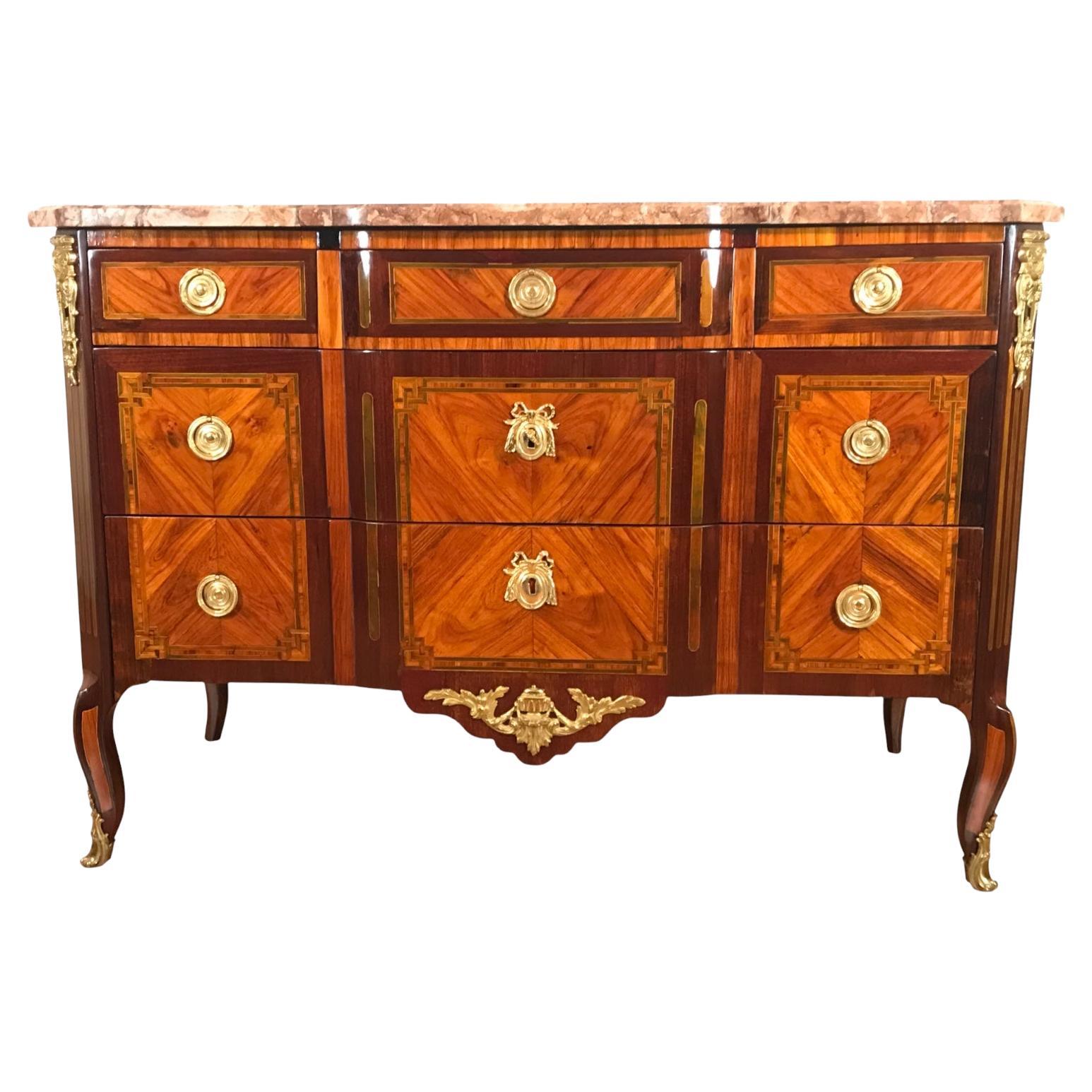 Commode de transition Louis XV, 1770-80