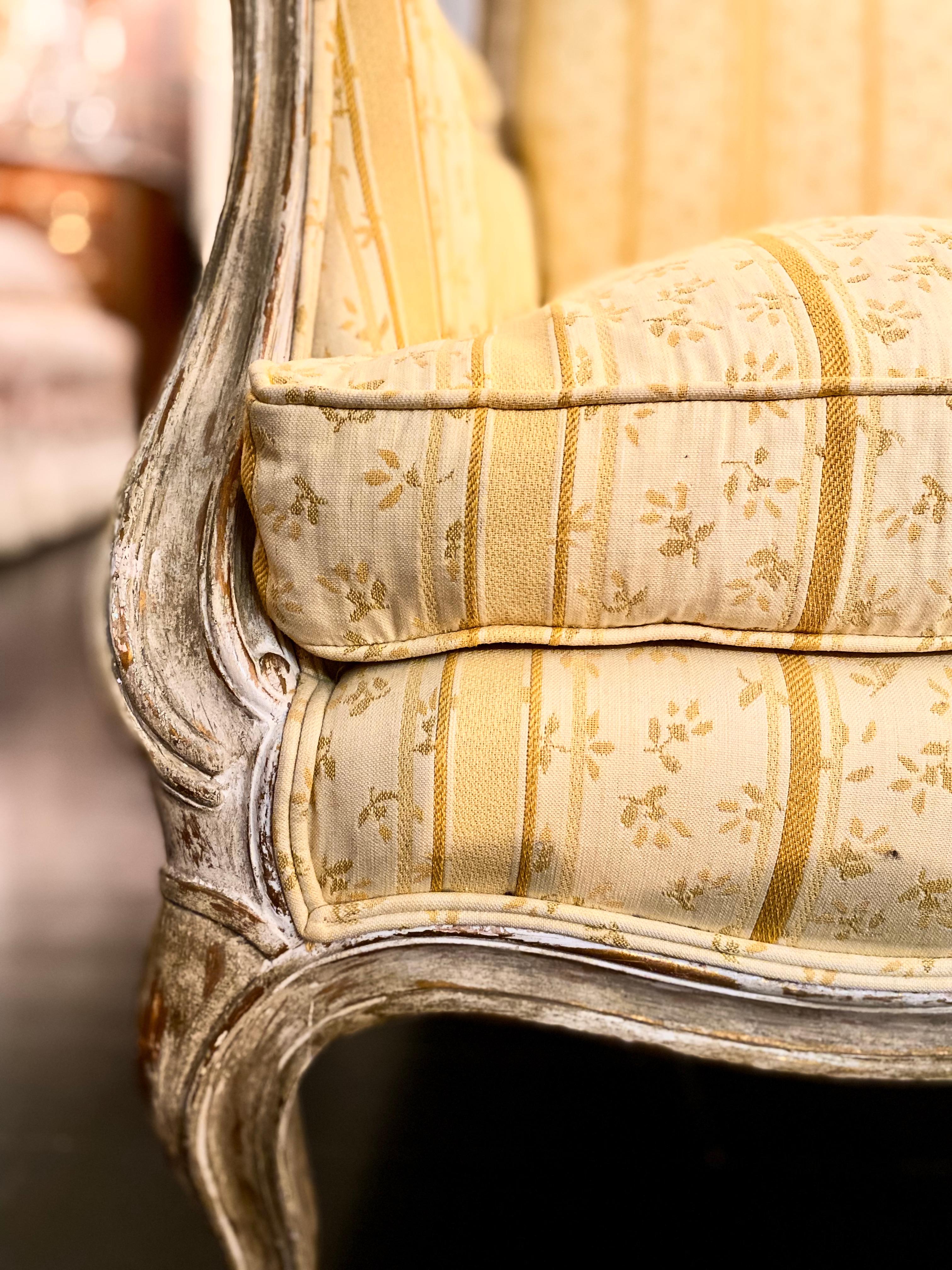 French Louis XV Transition Provençal Settee For Sale 9