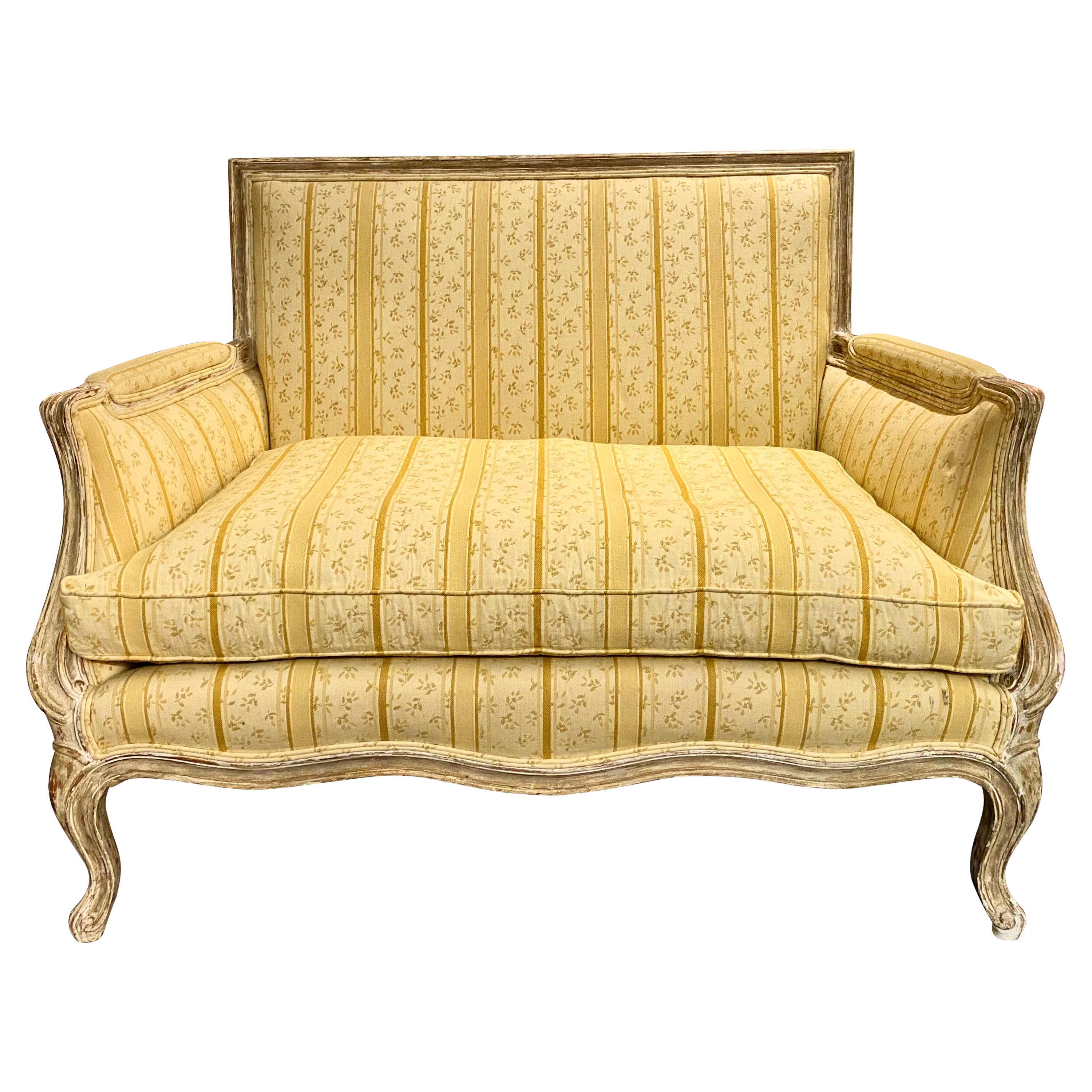 French Louis XV Transition Provençal Settee For Sale