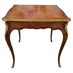 Antique French Louis XV Transition Square Center Table