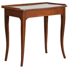 French Louis XV Walnut 1-Drawer Table, circa 1765