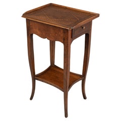 French Louis XV Walnut Side Table or Small Writing Table
