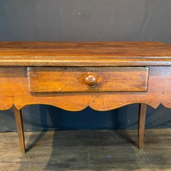 French Louis XV Walnut Side Table or Writing Desk