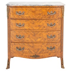 Vintage French Louis XV / XVI Transitional Style Commode