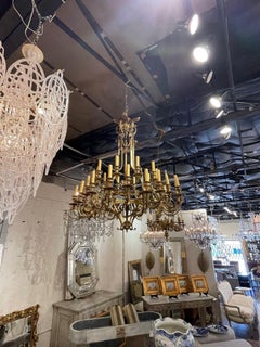 French Louis XVI 24-Light Chandelier