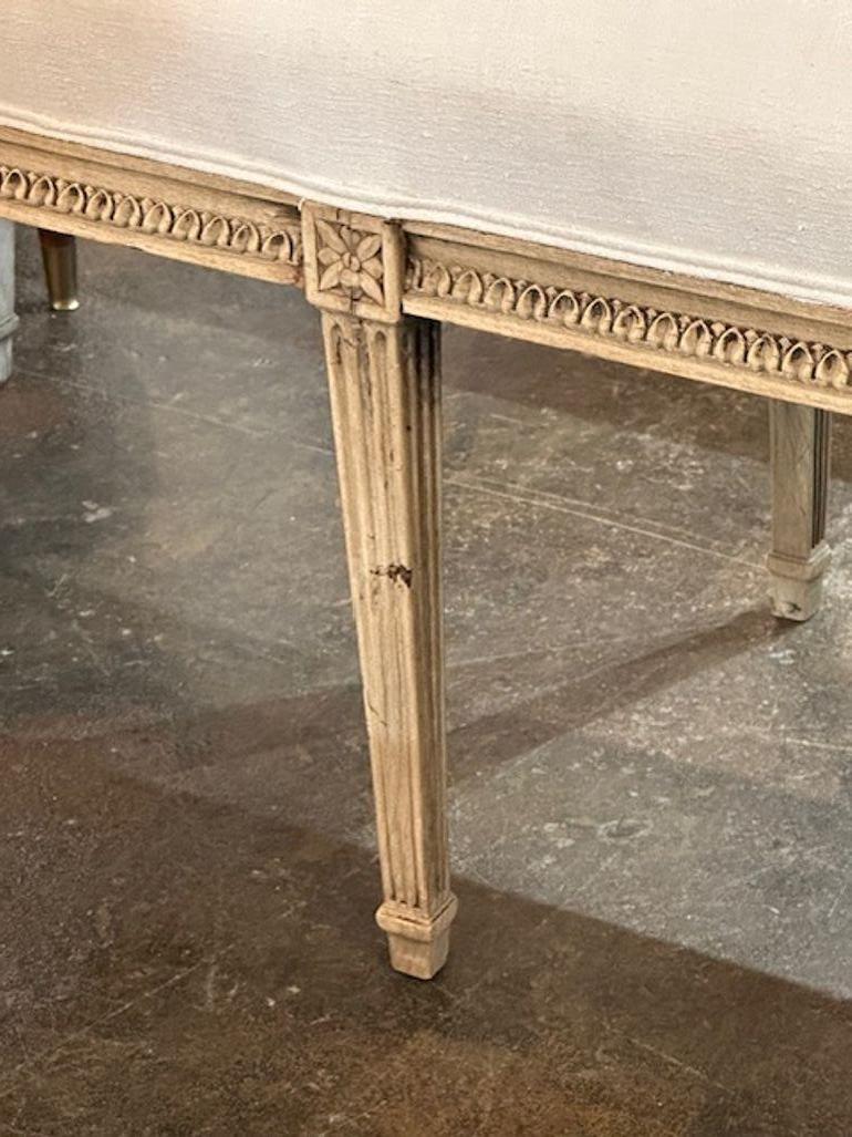 French Louis XVI Bench In Good Condition In Dallas, TX