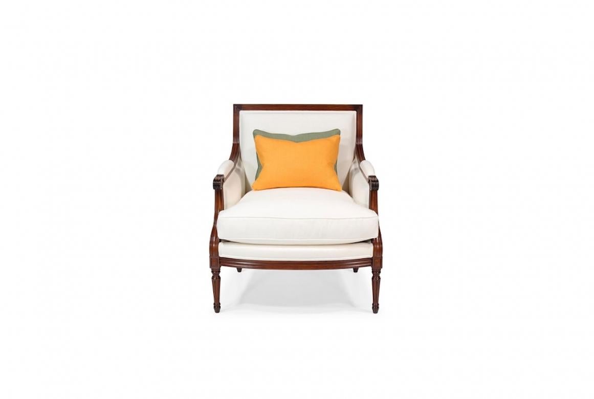 French Louis XVI Bergère Armchair, 20th Century  For Sale 10