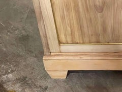 Enfilade française Louis XVI en bois fruitier blanchi