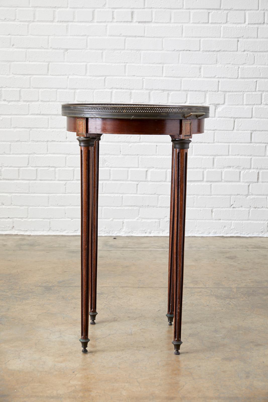French Louis XVI Bouillotte or Drinks Table 4