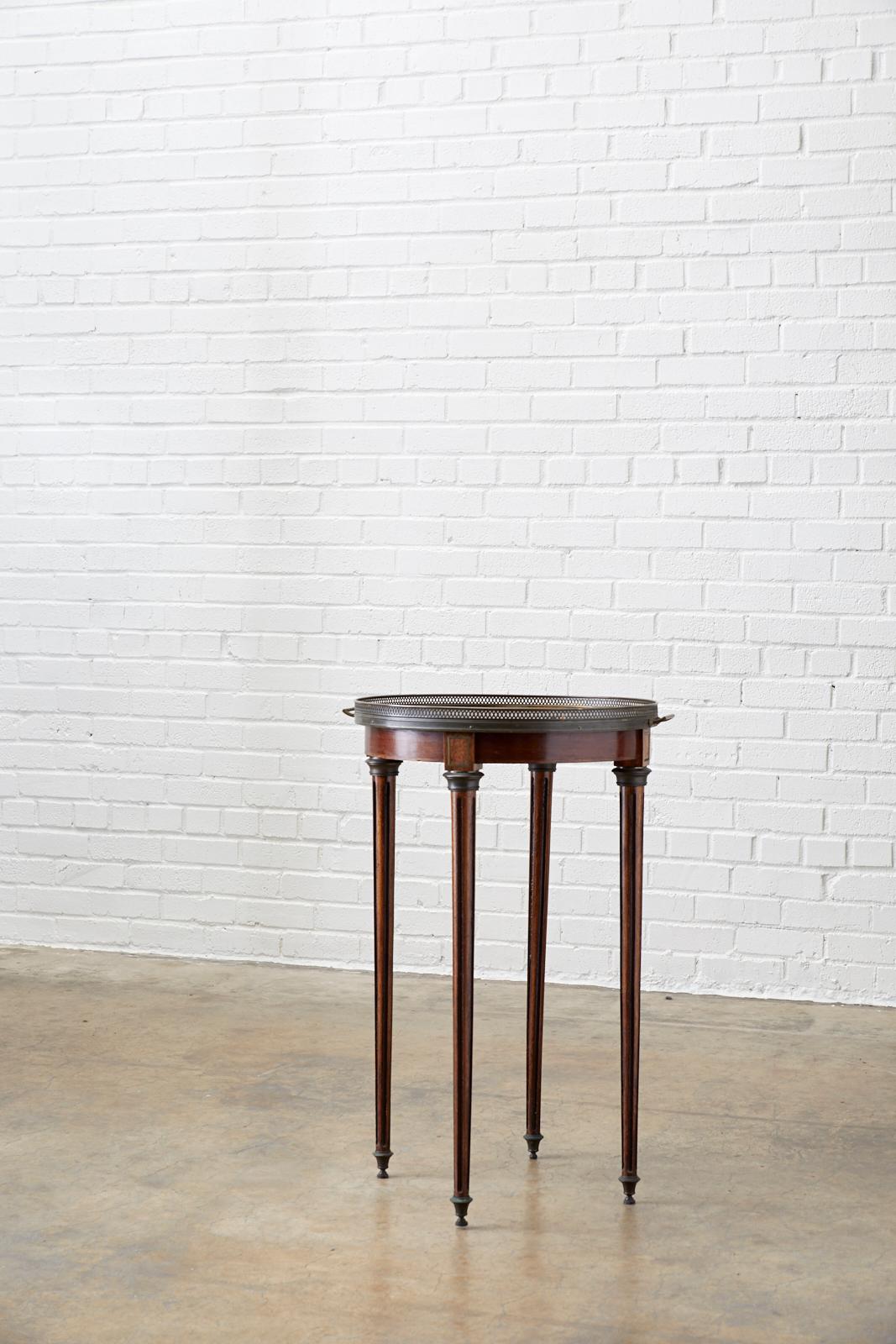 French Louis XVI Bouillotte or Drinks Table 9