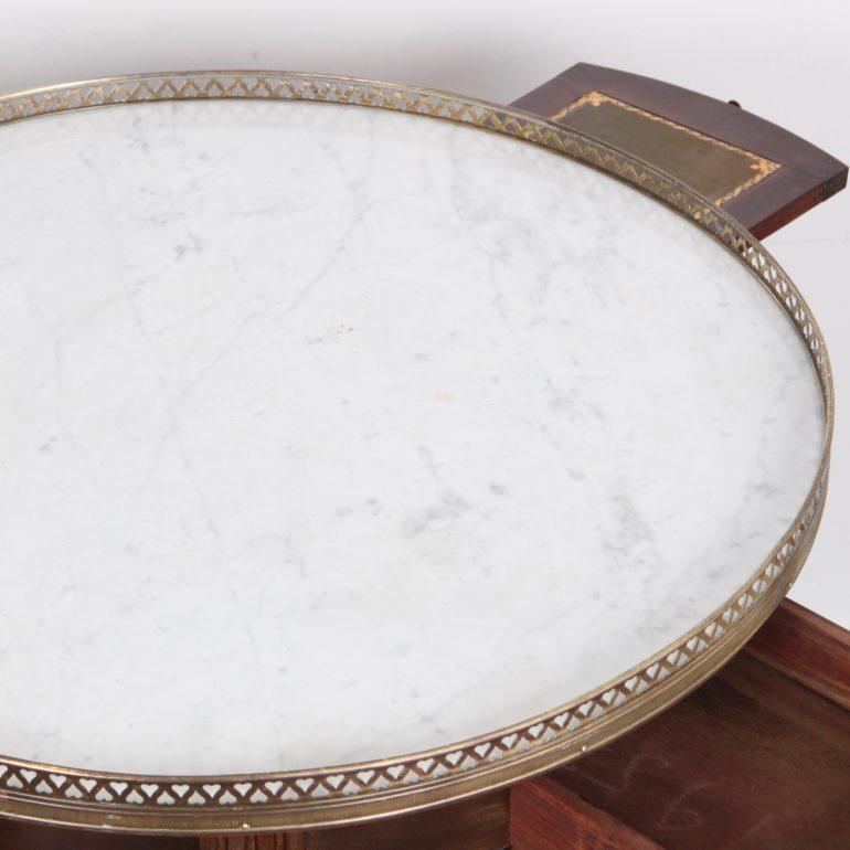 French Louis XVI Bouillotte Table In Good Condition In Vancouver, British Columbia