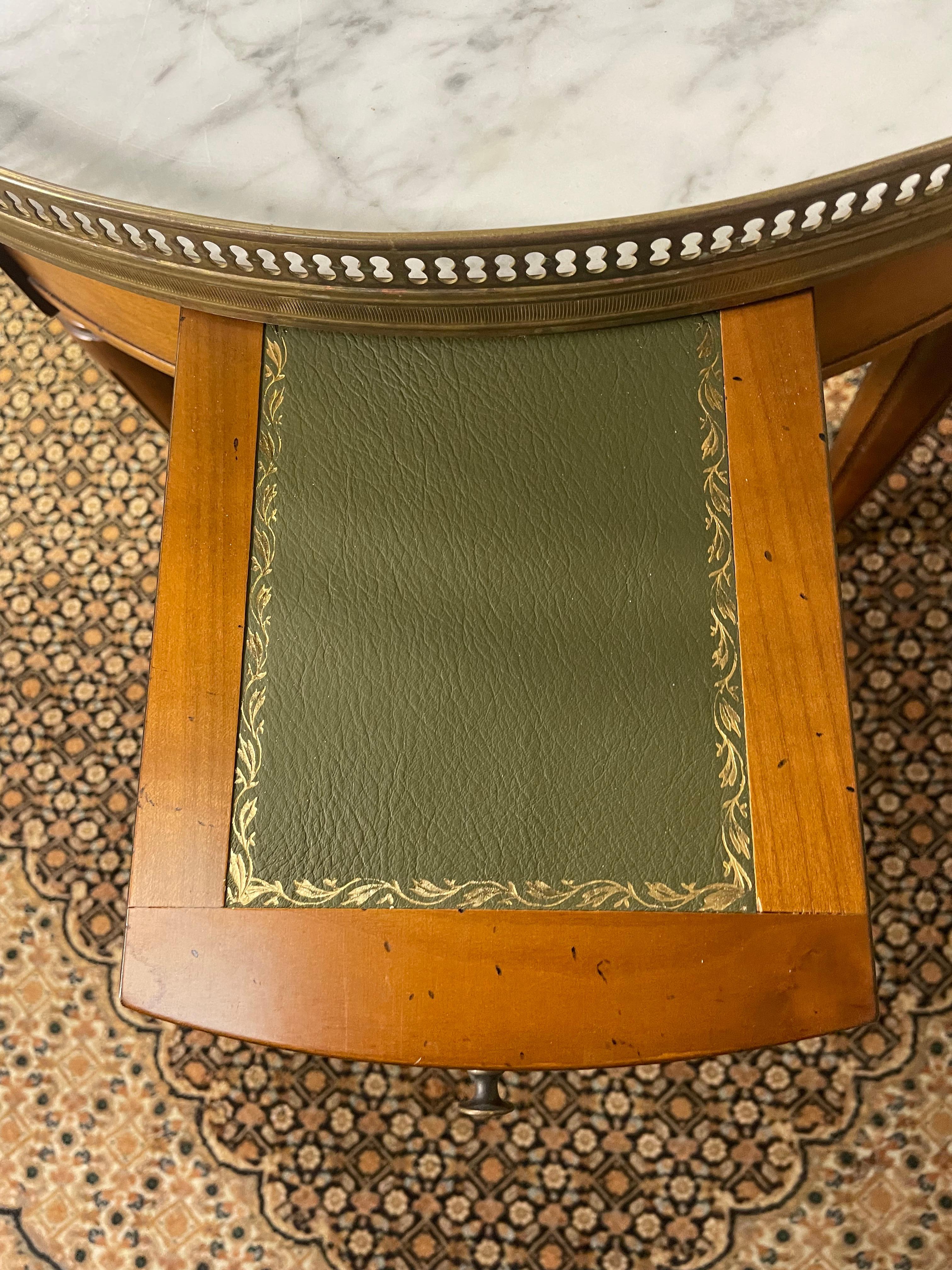 20th Century French Louis XVI Bouillotte Table For Sale