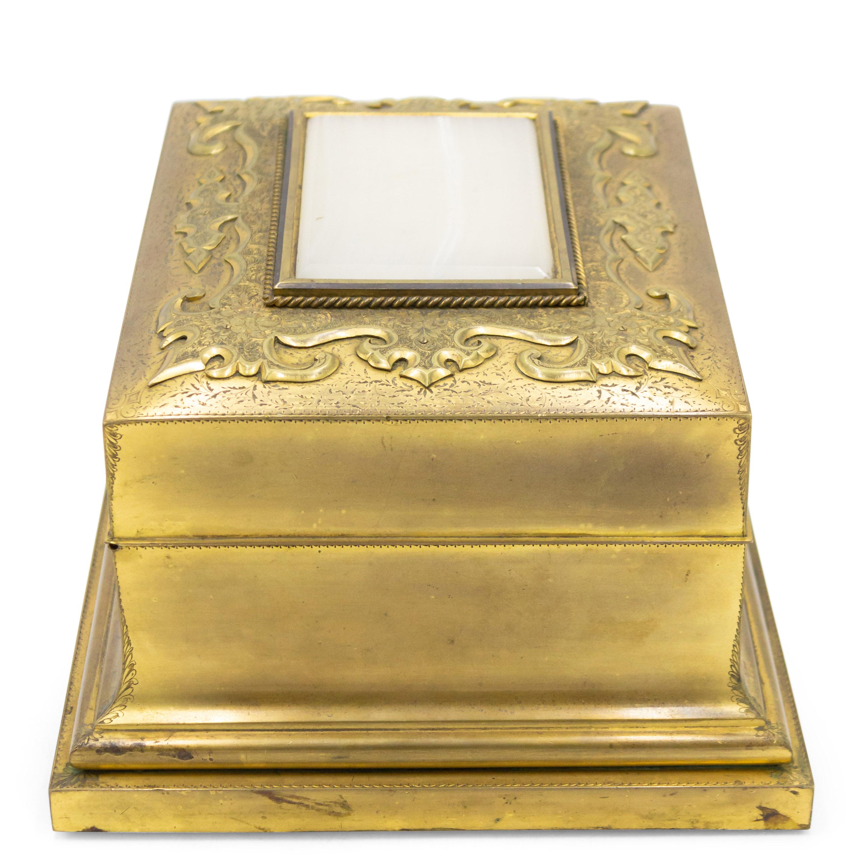 French Louis XVI Bronze Dore Box For Sale 4