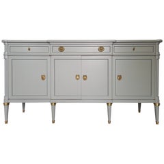 French Louis XVI Buffet Bronze Details
