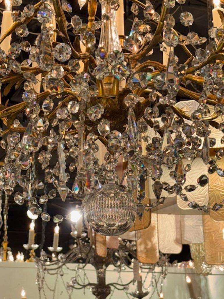XIX secolo Lampadario francese Luigi XVI in vendita