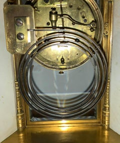 French Louis XVI Cloisonné Bronze Sevres Style Mantel Clock