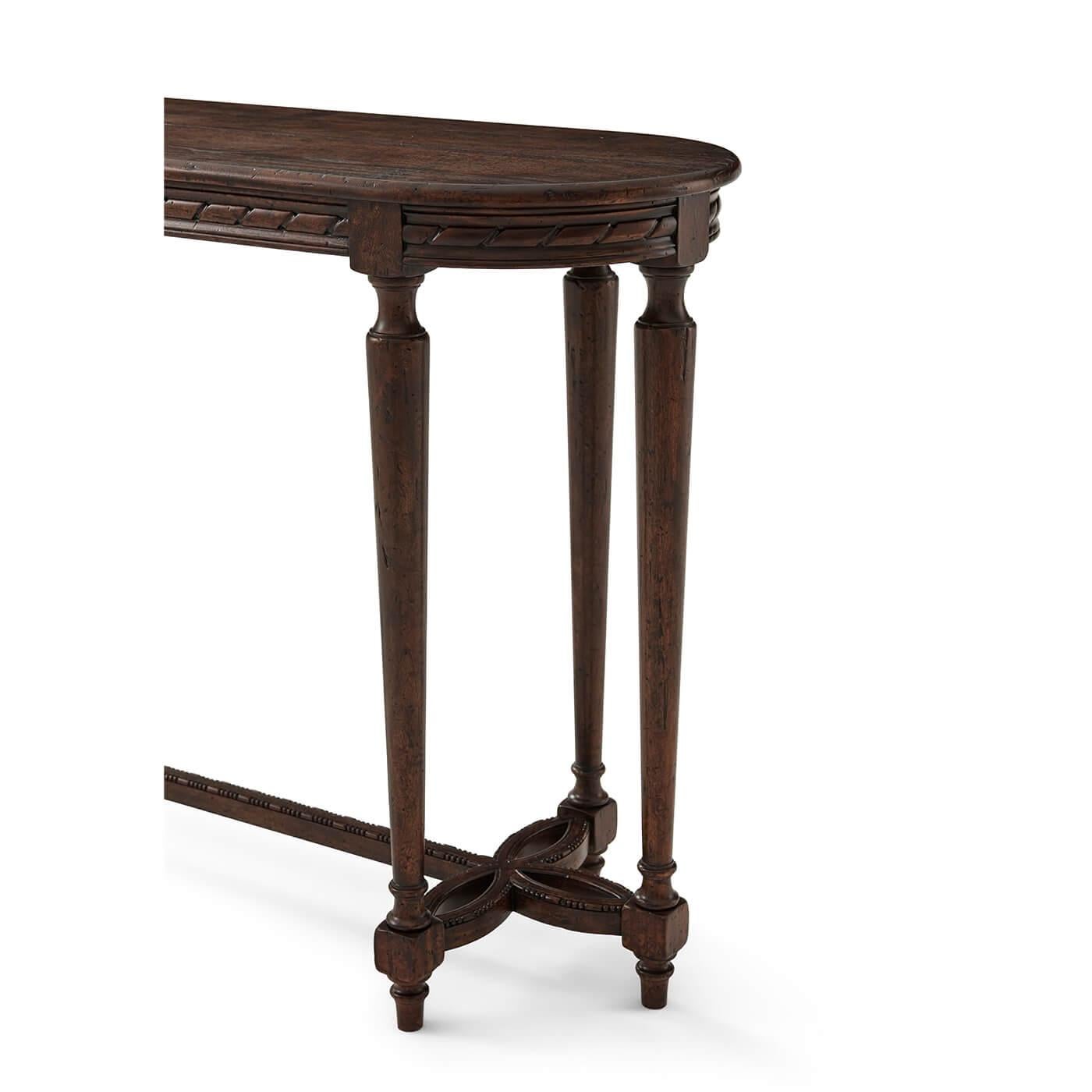 Contemporary French Louis XVI Console Table For Sale