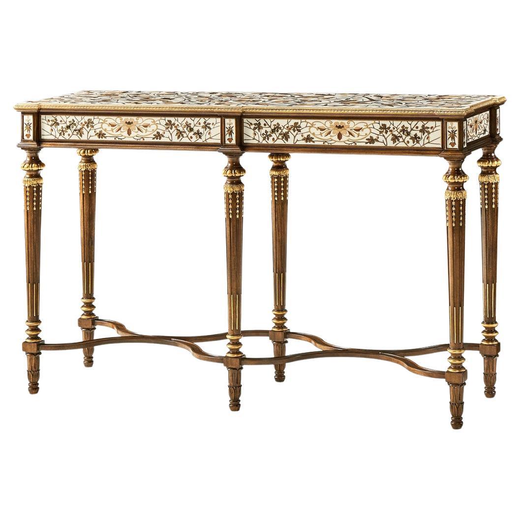 French Louis XVI Console Table For Sale