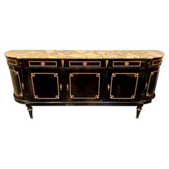French Louis XVI D-Shape Sideboard