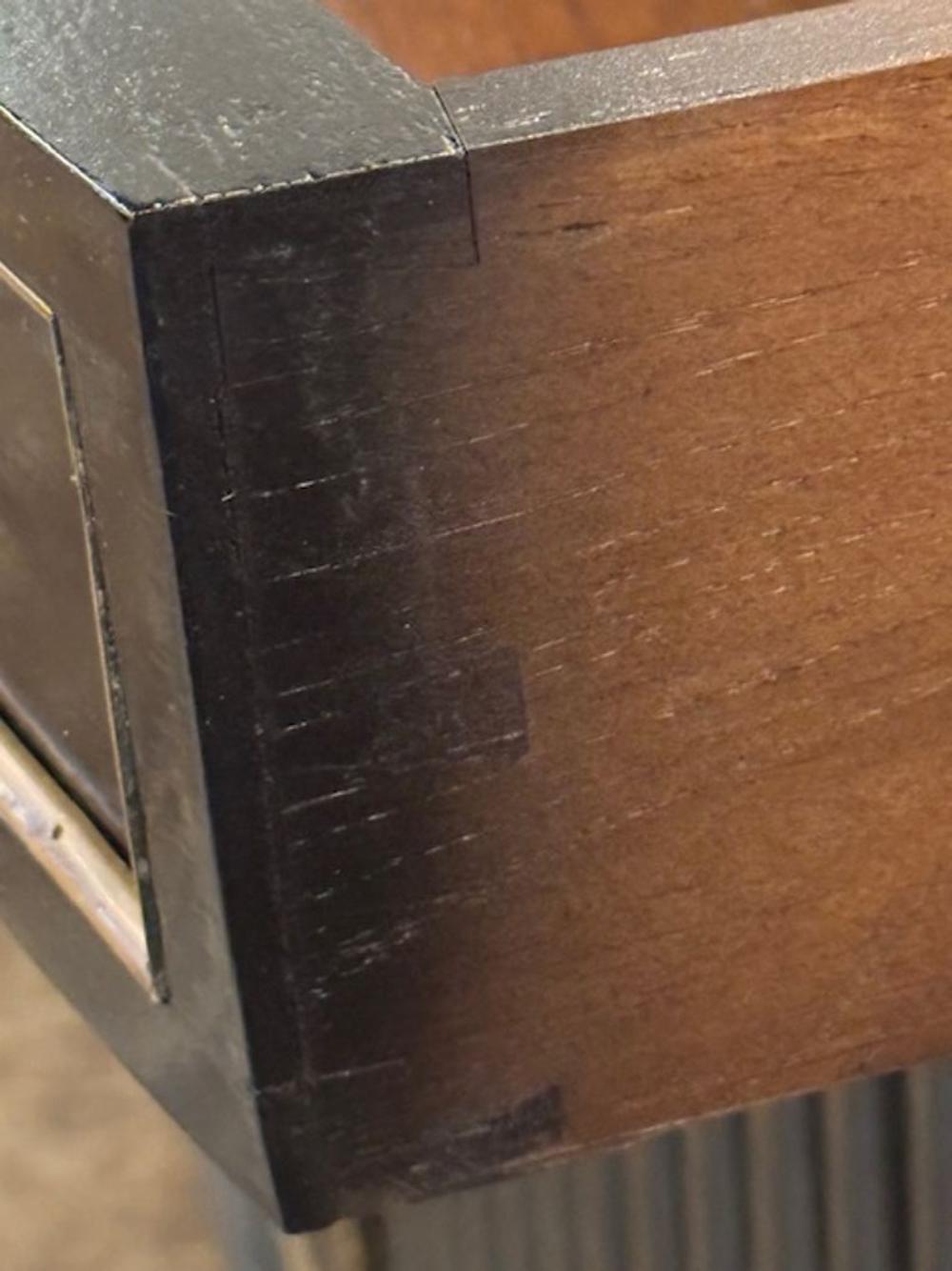 Credenza francese Luigi XVI a forma di D. in vendita 4