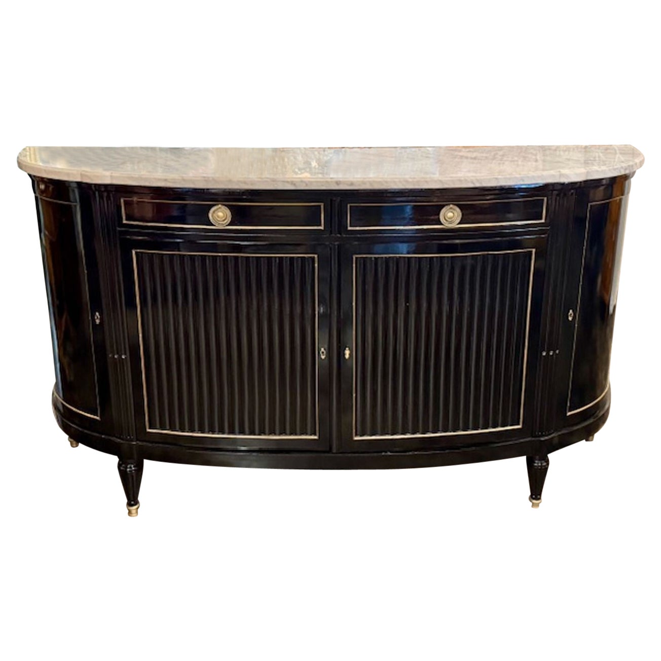 French Louis XVI D Shaped Sideboard