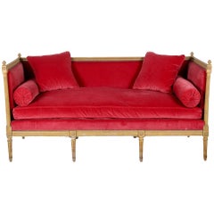 French Louis XVI Daybed Settee Chaise