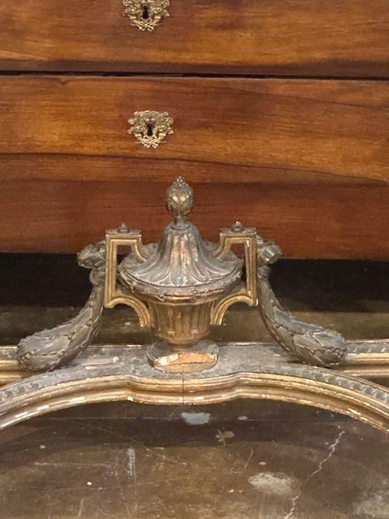 19th Century French Louis XVI Demi-Lune Console For Sale