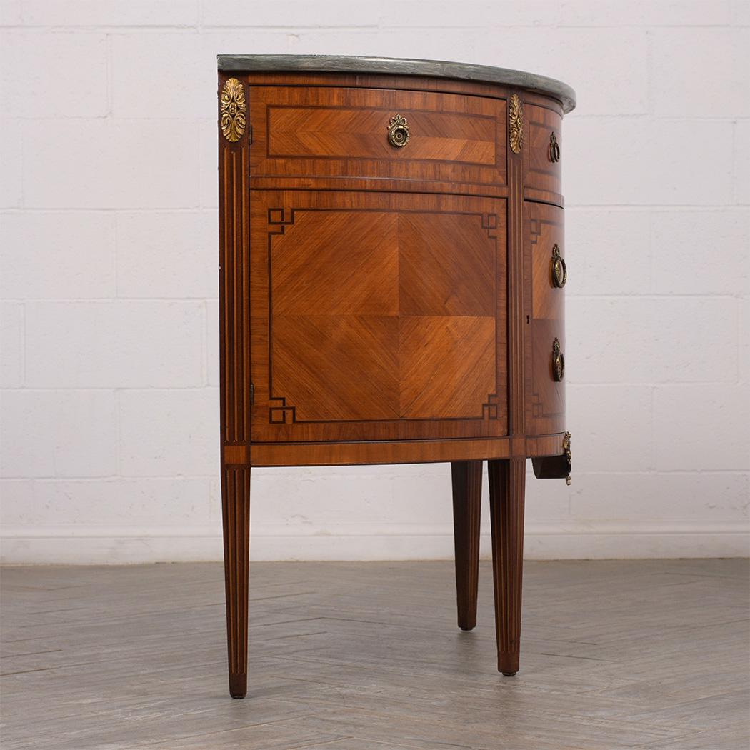 Louis XVI Demilune Commode 4