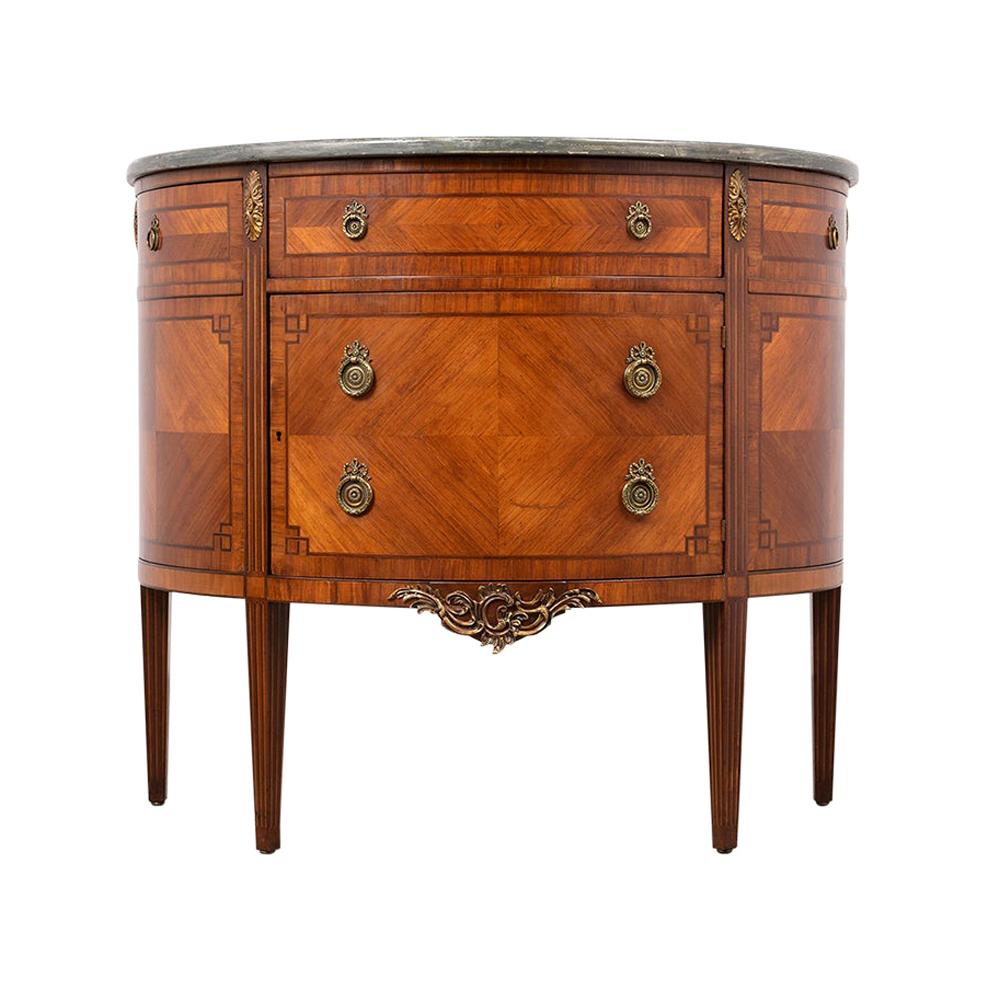 Louis XVI Demilune Commode