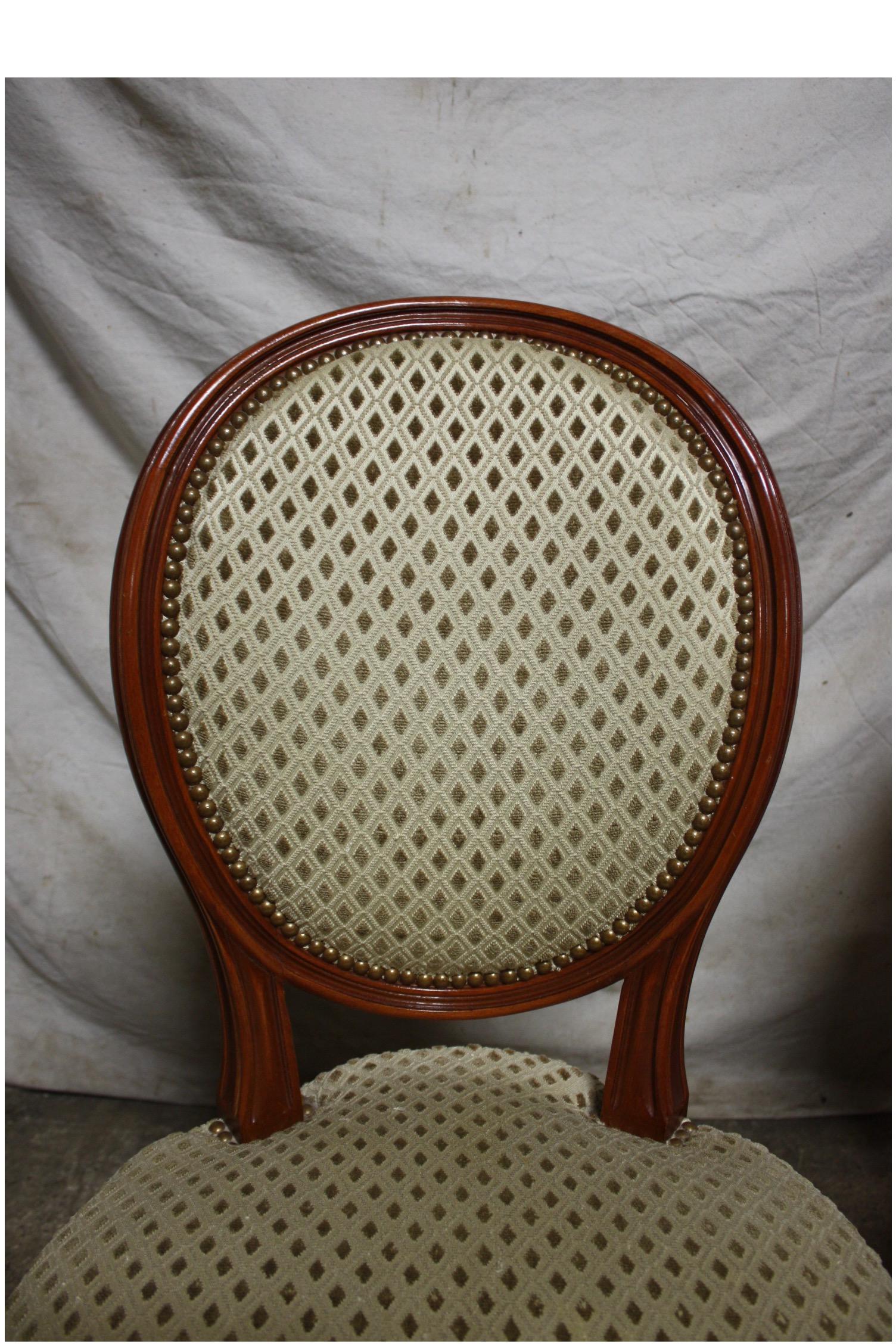 French Louis XVI Dining Room Chairs For Sale 4