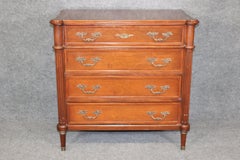 French Louis XVI Directoire Style Commode Chest of Drawers with Brass Accents