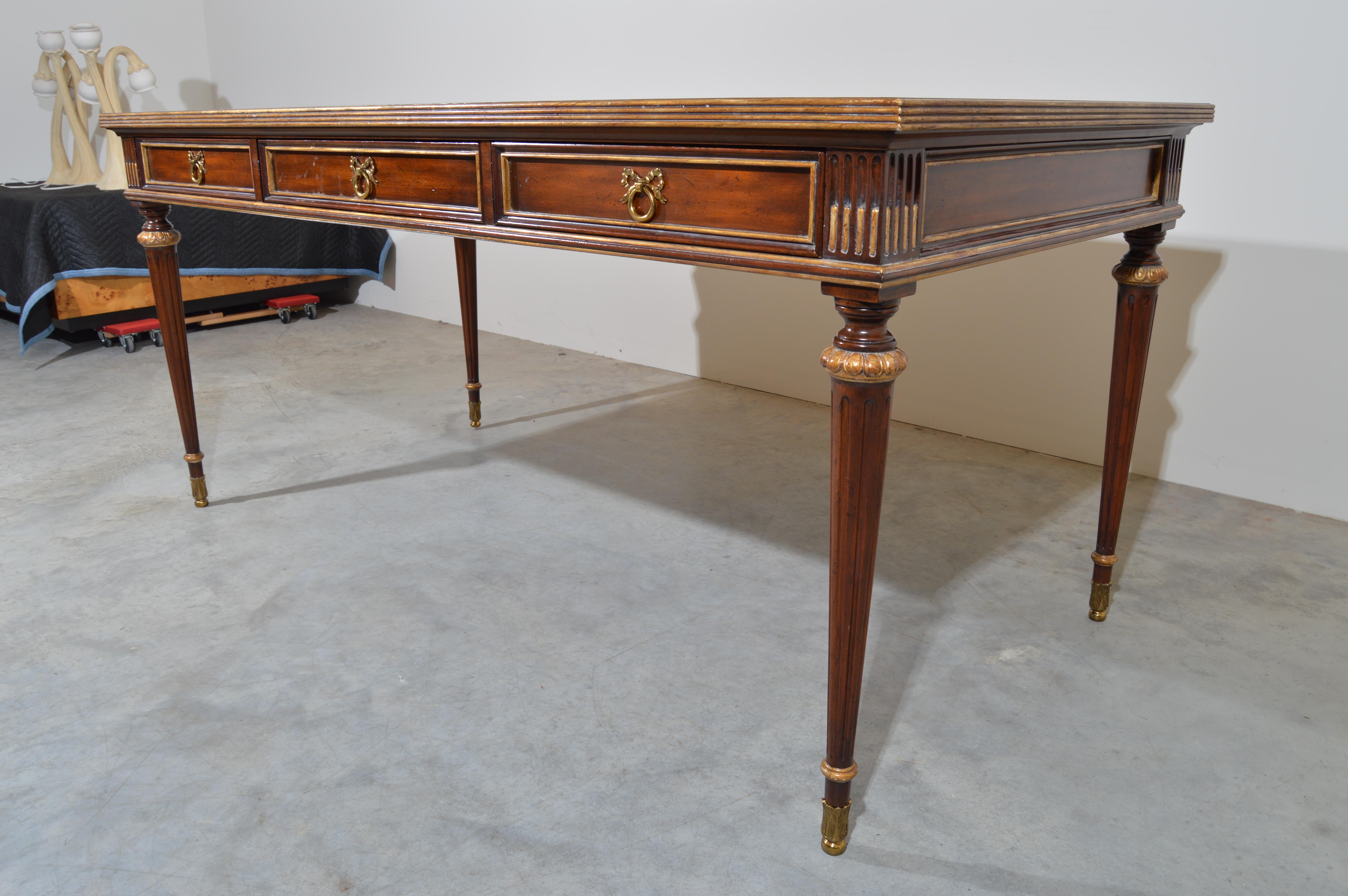 French Louis XVI Directoire Style Desk by Maitland Smith 3
