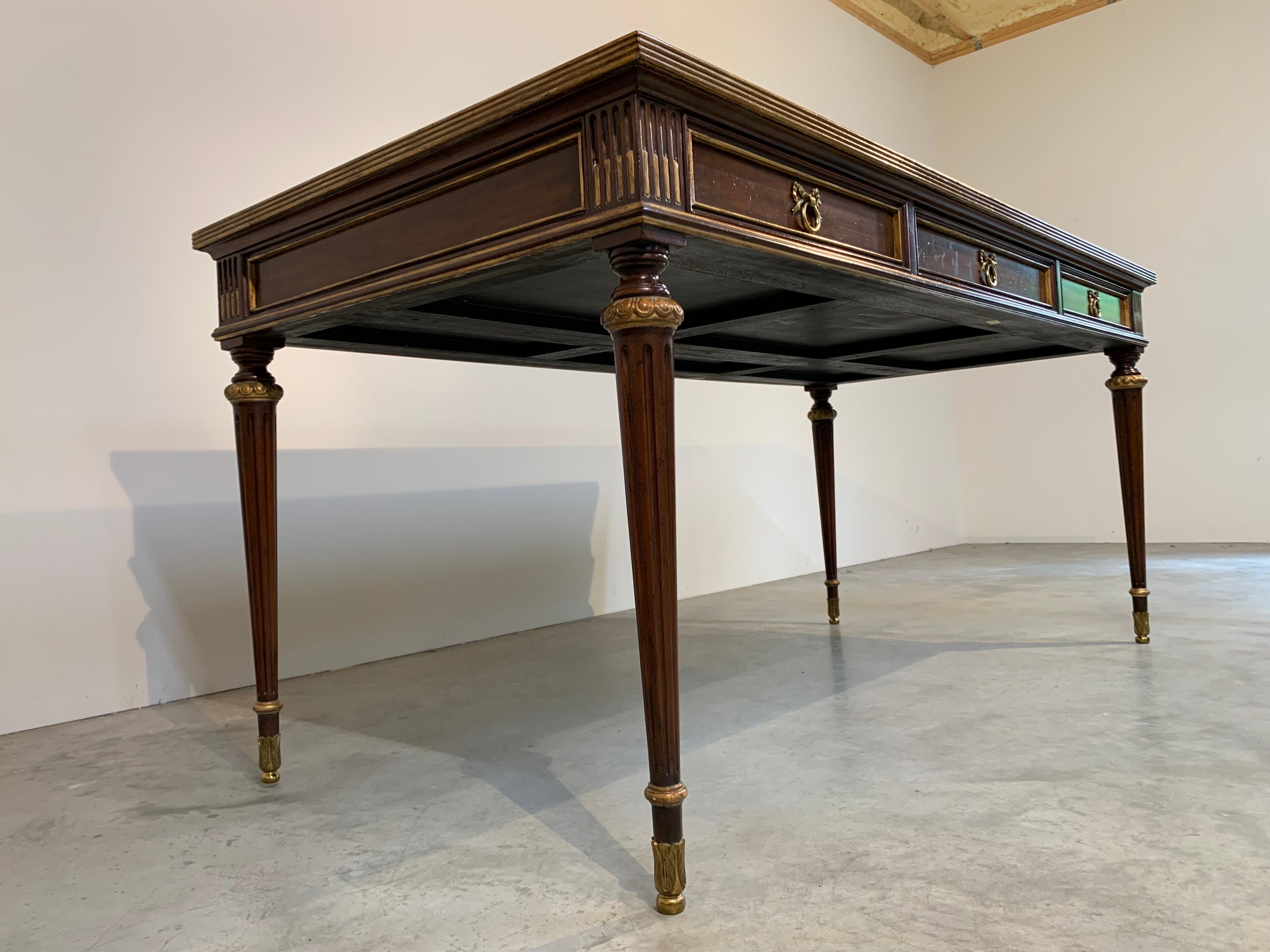 French Louis XVI Directoire Style Desk by Maitland Smith 5