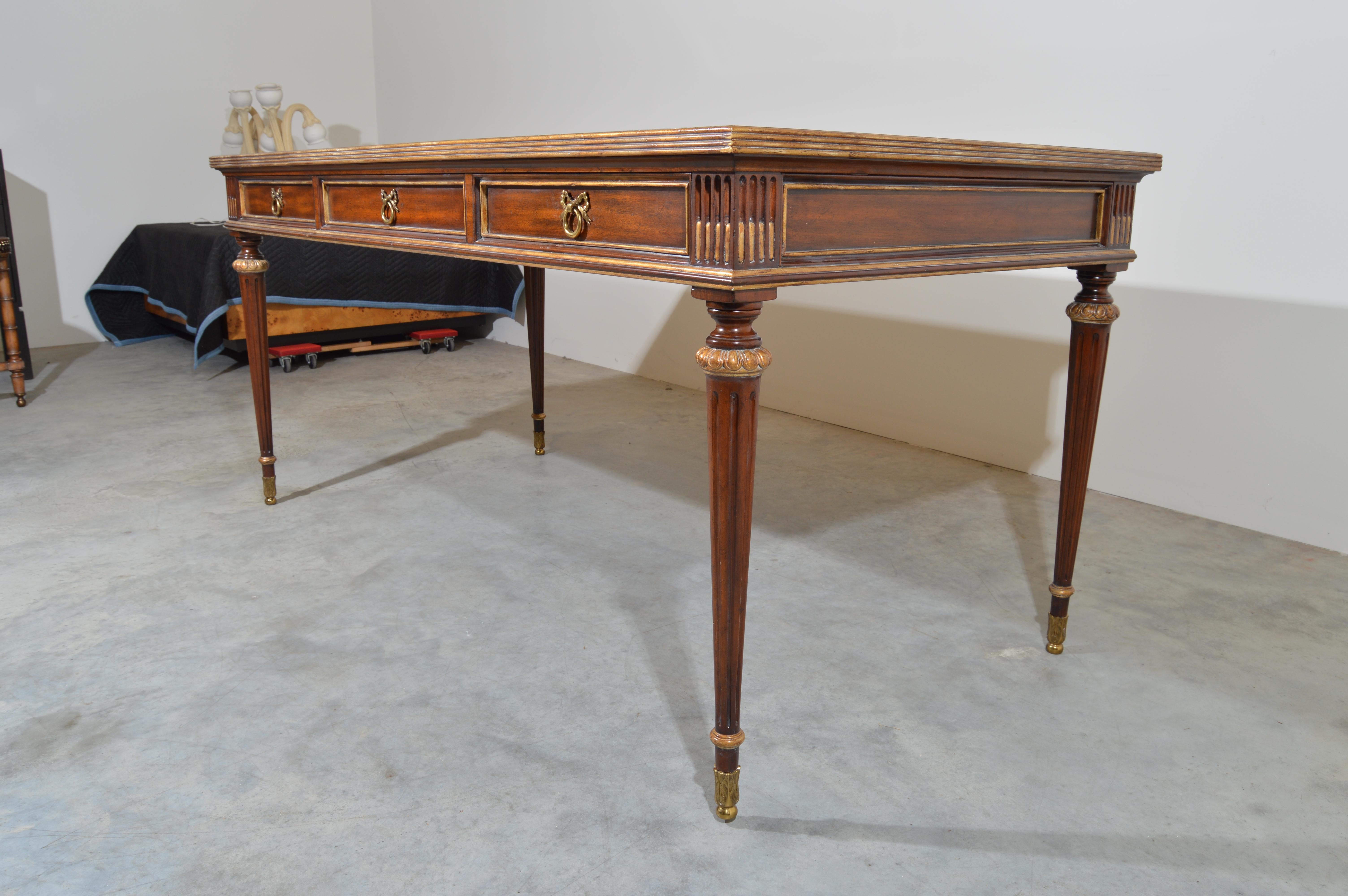 French Louis XVI Directoire Style Desk by Maitland Smith In Good Condition In Southampton, NJ