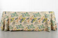 French Louis XVI Extending Table with Custom Tablecloth