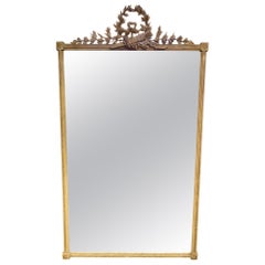 Miroir à poser ou suspendre français Louis XVI