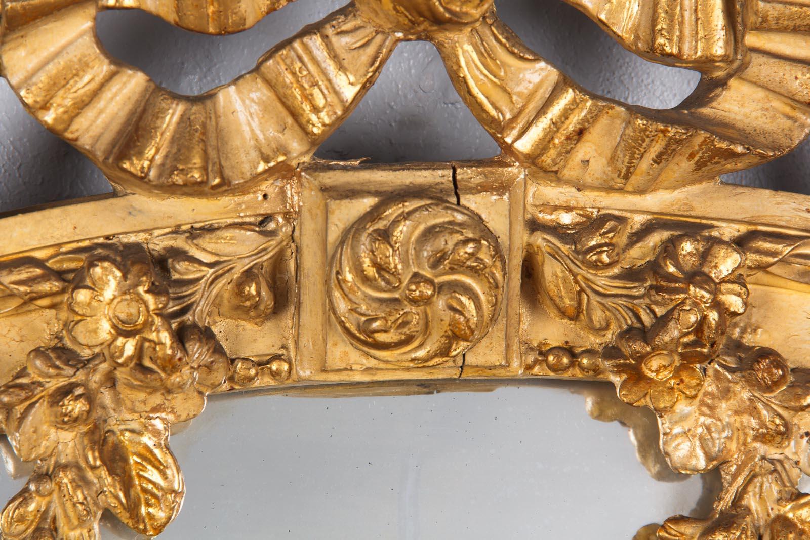 French Louis XVI Full Length Mirror, Late 1800s 7