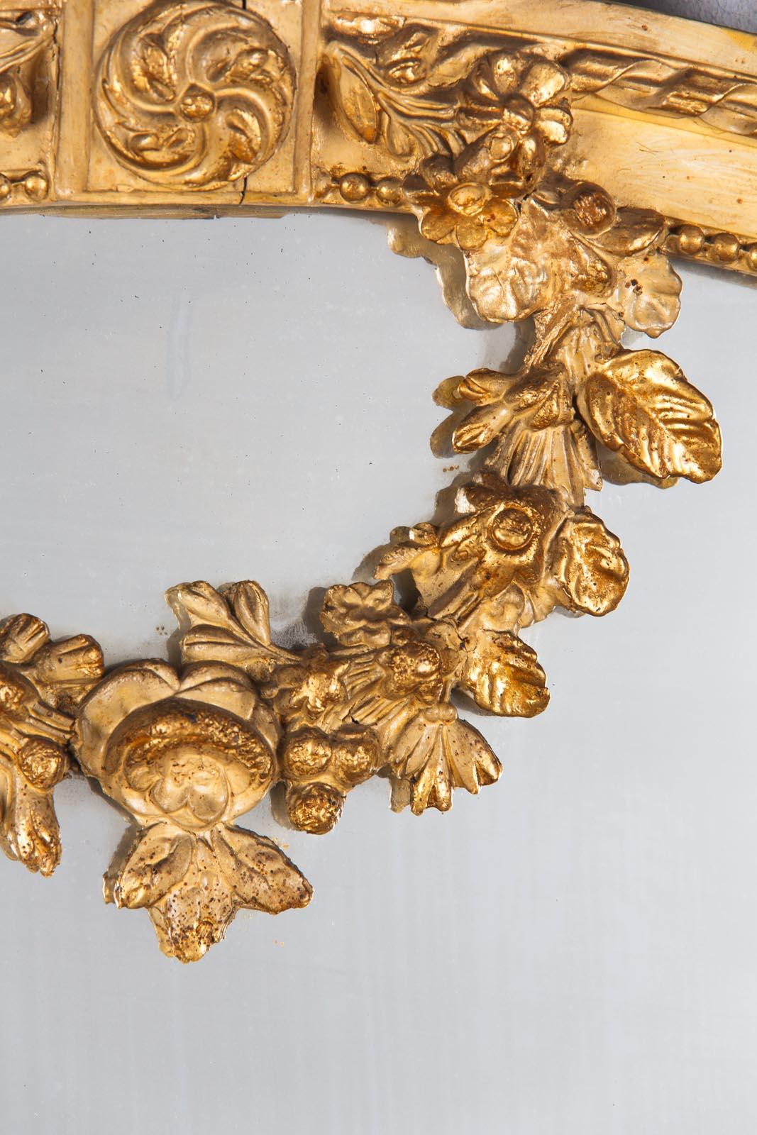 French Louis XVI Full Length Mirror, Late 1800s 12